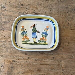 Henriot Quimper France Dish